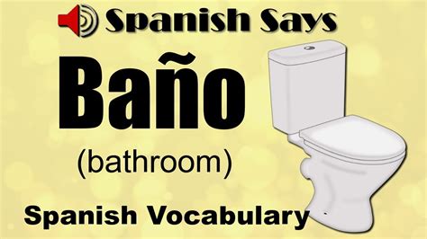 toilet in spanish translation.